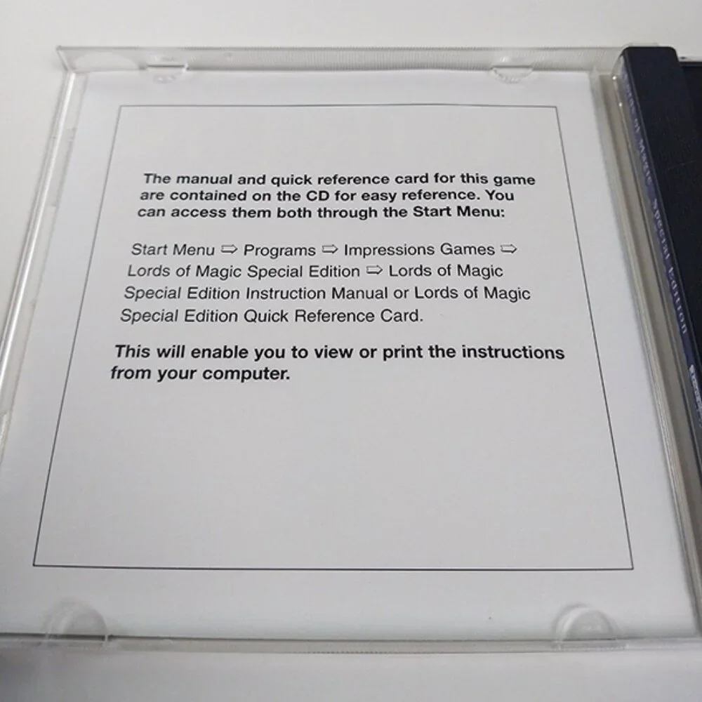[2000] Lords of Magic: Special Edition Sierra Studios PC CD-ROM Retro Rare